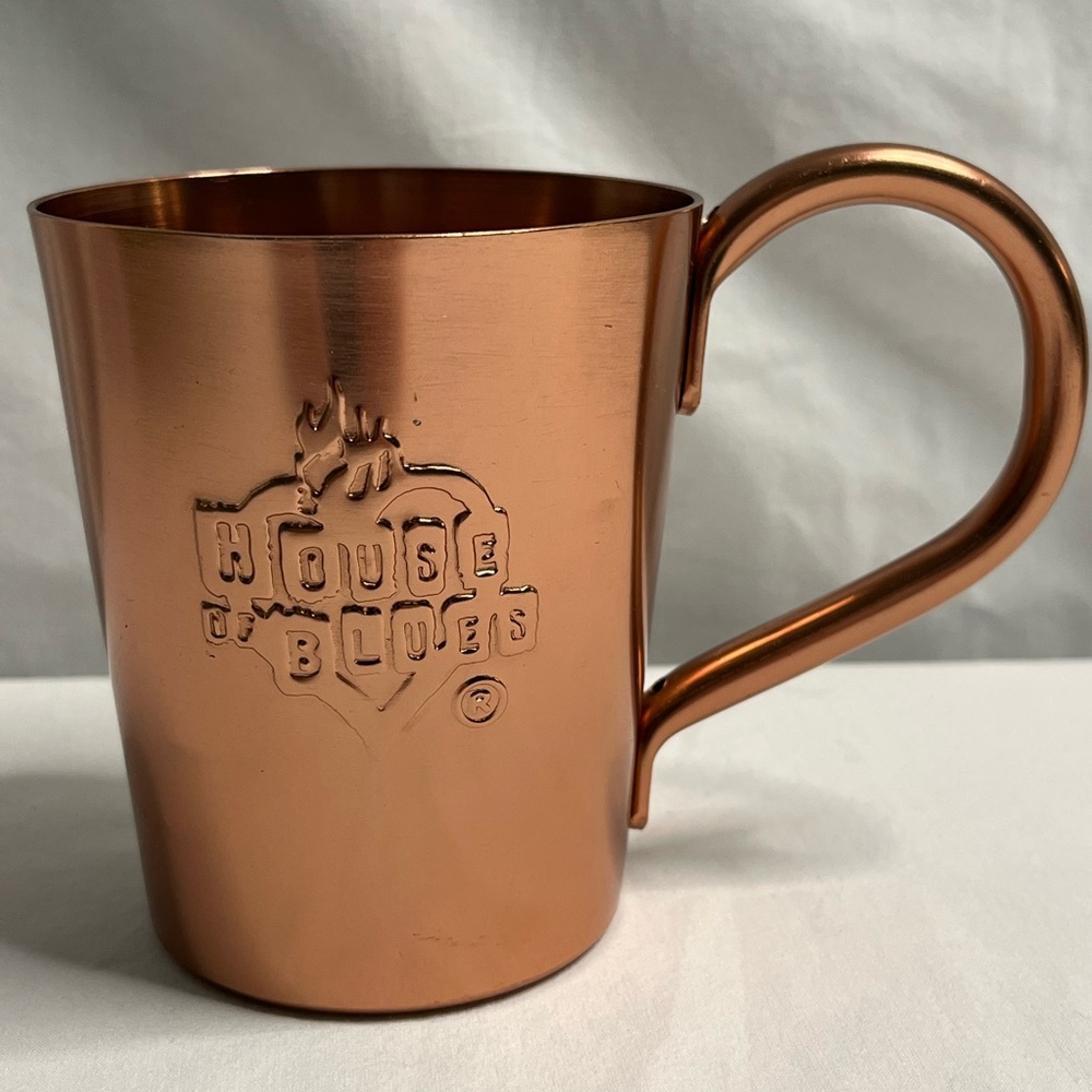‼️LAST CHANCE- House of Blues Copper Colored Aluminum Mug